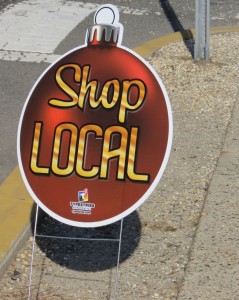 Shop Local Galleries sign