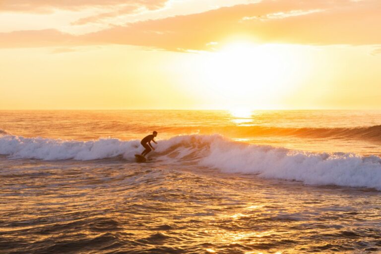 surfing on the jersey shore